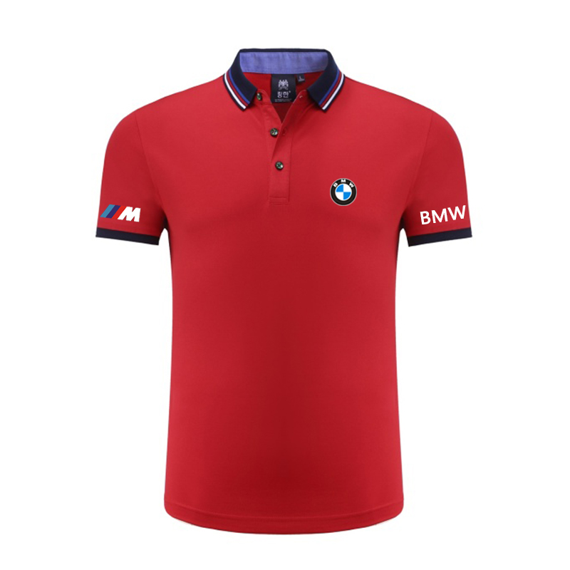 2022 Polo BMW Motorsport Col Contrasté Coton Homme Manche Courte